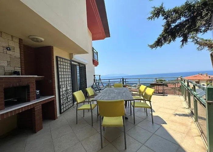 6 1 Living Magnificent Sea View Vila Kusadası